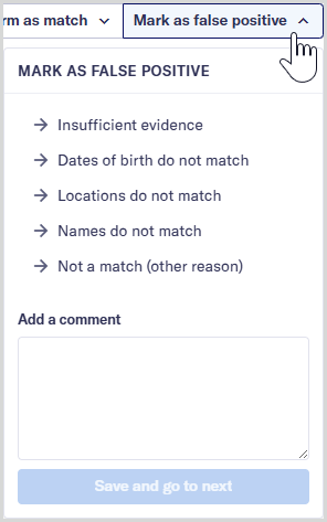 Tasks_Review_unresolved_screening_match_case_report_Mark_as_false_positive.png Tasks_Review_unresolved_screening_match_case_report_Mark_as_false_positive.png