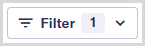 The Filter button on a View, showing that one filter is being applied.